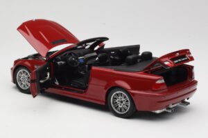 BMW M3 E46 Cabriolet Rot Kyosho 1:18 08505R Metall — Bild 5 von 8