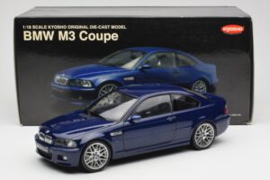 BMW M3 E46 Blau Kyosho 1:18 08503BL Metall — Bild 8 von 8