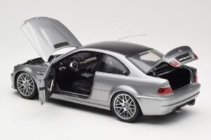 BMW M3 E46 CSL Silber Kyosho 1:18 08506S Metall — Bild 5 von 8