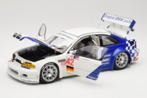 BMW M3 E46 GTR #42 J. Muller / J.J. Lehto ALMS 2001 Minichamps 1:18 80430139183 Metall — Bild 2 von 8