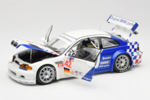 BMW M3 E46 GTR #42 J. Lehto / P. Ekblom ALMS 2001 Minichamps 1:18 100012142 Metall — Bild 2 von 8