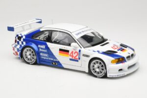 BMW M3 E46 GTR #42 J. Lehto / J. Muller ELMS 2001 Minichamps 1:18 100012192 Metall — Bild 6 von 8