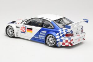BMW M3 E46 GTR #42 J. Lehto / J. Muller ELMS 2001 Minichamps 1:18 100012192 Metall — Bild 7 von 8