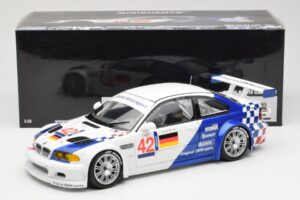 BMW M3 E46 GTR #42 J. Lehto / J. Muller ELMS 2001 Minichamps 1:18 100012192 Metall — Bild 8 von 8
