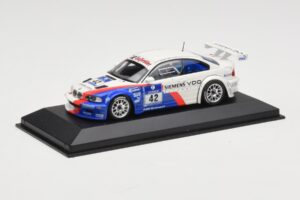 BMW M3 E46 GTR #42 P. Muller / J. Muller / H-J. Stuck / P. Lamy ADAC 24h Nurburgring 2004 Minichamps 1:43 BMW001 Metall — Bild 2 von 4