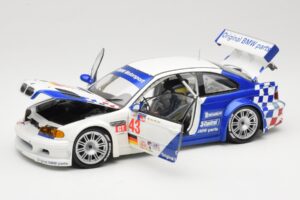 BMW M3 E46 GTR #43 D. Muller ALMS 2001 Minichamps 1:18 100012143 Metall — Bild 2 von 8