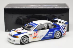 BMW M3 E46 GTR #43 D. Muller ALMS 2001 Minichamps 1:18 100012143 Metall — Bild 8 von 8