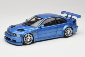 BMW M3 E46 GTR Street Blau Minichamps 1:18 80430302540 Metall