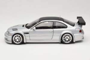 BMW M3 E46 GTR Street Silber With Carbon Roof Minichamps 1:18 100012102 Metall — Bild 4 von 8