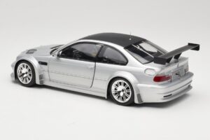 BMW M3 E46 GTR Street Silber With Carbon Roof Minichamps 1:18 100012102 Metall — Bild 7 von 8