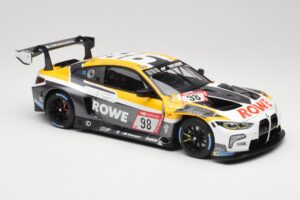 BMW M4 GT3 #98 M. Wittmann / S. van der Linde Rowe Racing ADAC 24h Nurburgring 2023 Minichamps 1:18 113232098 Metall — Bild 6 von 8