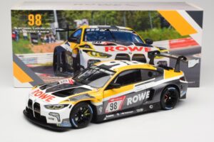 BMW M4 GT3 #98 M. Wittmann / S. van der Linde Rowe Racing ADAC 24h Nurburgring 2023 Minichamps 1:18 113232098 Metall — Bild 8 von 8