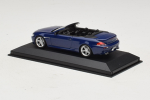 BMW M6 E64 Cabriolet Blue Metallic Minichamps 1:43 BMW017 Metall — Bild 3 von 4