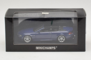 BMW M6 E64 Cabriolet Blue Metallic Minichamps 1:43 BMW017 Metall — Bild 4 von 4