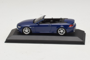 BMW M6 E64 Cabriolet Blue Metallic Minichamps 1:43 BMW017 Metall