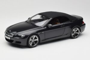BMW M6 E64 Cabriolet Sapphire Black Kyosho 1:18 80430417424 Metall — Bild 3 von 9