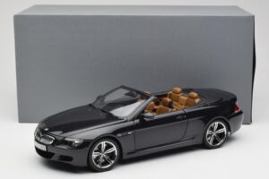 BMW M6 E64 Cabriolet Sapphire Black Kyosho 1:18 80430417424 Metall — Bild 9 von 9