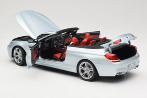 BMW M6 F12 Cabriolet Silverstone Silver Paragon 1:18 8043225656 Metall — Bild 5 von 8