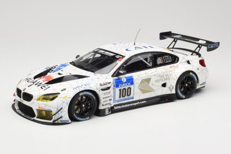 BMW M6 GT3 F13 #100 Schubert Motorsport J. Edwards / J. Klingmann 24h Nürburgring 2016 Minichamps 1:18 155162611 Metall