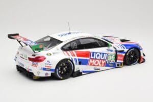 BMW M6 GT3 F13 #96 Turner Motorsport B. Auberlen / R. Foley Class Winner Petit Le Mans 2019 Minichamps 1:18 153192696 Metall — Bild 2 von 6