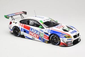BMW M6 GT3 F13 #96 Turner Motorsport B. Auberlen / R. Foley Class Winner Petit Le Mans 2019 Minichamps 1:18 153192696 Metall — Bild 4 von 6