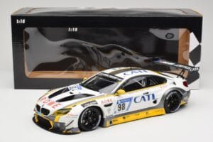BMW M6 GT3 F13 #98 Rowe Racing M. Palttala / N. Catsburg 2nd Place 24 Hours of Nürburgring 2017 Minichamps 1:18 155172698 Met — Bild 6 von 6
