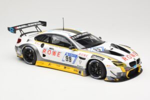 BMW M6 GT3 Rowe Racing #99 M. Basseng / M. Martin 24 Hours Nurburgring 2017 Minichamps 1:18 155172699 Metall — Bild 4 von 6