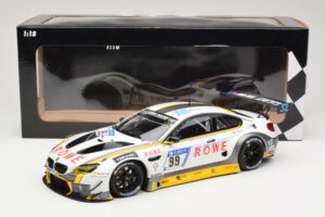 BMW M6 GT3 Rowe Racing #99 M. Basseng / M. Martin 24 Hours Nurburgring 2017 Minichamps 1:18 155172699 Metall — Bild 6 von 6