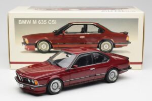 BMW M635 CSi E24 Karmin Rot AUTOart 1:18 70528 Metall — Bild 8 von 8