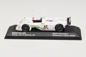 BMW V12 LMR #42 T. Kristensen / J.J. Lehto / J. Muller 24 Hours of Le Mans 1999 Minichamps 1:43 80429418137 Metall