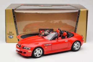 BMW Z3 E36/7 Roadster Rot Bburago 1:18 3349 Metall — Bild 8 von 8