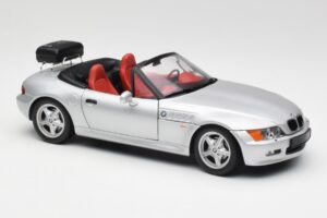 BMW Z3 Roadster Mit Gepäckträger Silber UT Models 1:18 20407 Metall — Bild 6 von 8