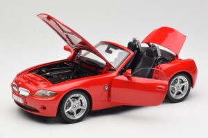 BMW Z4 E85 Roadster Rot Bburago 1:18 34046 Metall — Bild 2 von 8