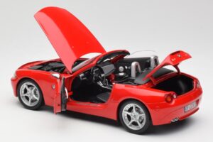 BMW Z4 E85 Roadster Rot Bburago 1:18 34046 Metall — Bild 5 von 8