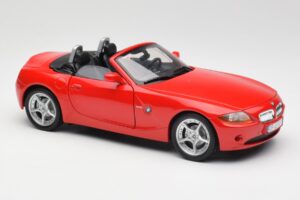 BMW Z4 E85 Roadster Rot Bburago 1:18 34046 Metall — Bild 6 von 8