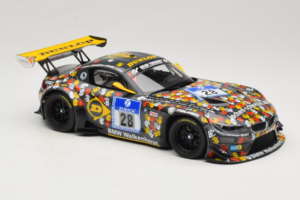 BMW Z4 GT3 #28 Team Walkenhorst J. Stuck / Sandritter ADAC 24 Hours Nurburgring 2014 Minichamps 1:18 151142328 Metall — Bild 4 von 6