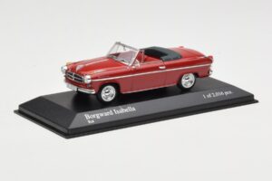 Borgward Isabella Cabriolet Rot Minichamps 1:43 400096060 Metall — Bild 2 von 4
