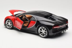 Bugatti Chiron Schwarz & Rot Bburago 1:18 18-11040 Metall — Bild 5 von 8