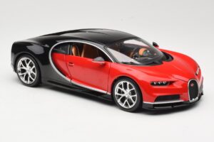 Bugatti Chiron Schwarz & Rot Bburago 1:18 18-11040 Metall — Bild 6 von 8