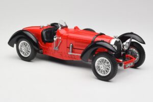 Bugatti Type 55 Rot Bburago 1:18 3009 Metall — Bild 4 von 6