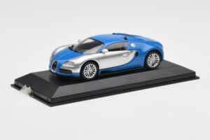 Bugatti Veyron Centenaire Blau Metallic Silber Minichamps 1:43 400110850 Metall — Bild 2 von 4