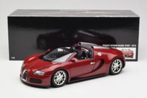 Bugatti Veyron Grand Sport Rot Minichamps 1:18 100110832 Metall — Bild 9 von 9