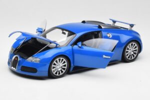 Bugatti Veyron Hellblau Dunkelblau Minichamps 1:18 100110821 Metall — Bild 2 von 8