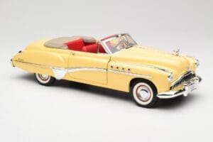 Buick Roadmaster Chrome Yellow Motormax 1:18 23124646-M17 Metall — Bild 6 von 8