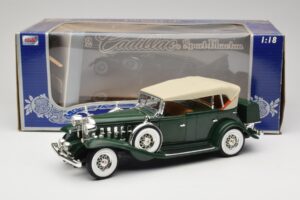Cadillac Sport Phaeton Grün Anson 1:18 30383 Metall — Bild 9 von 9