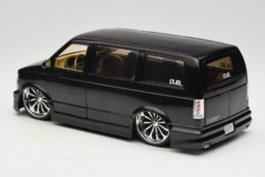 Chevrolet Astro Van Tuned Schwarz Jada 1:18 63122 Metall — Bild 7 von 8