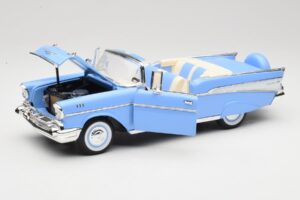 Chevrolet Bel Air Cabriolet Blau Road Signature 1:18 55/1/0863 Metall — Bild 2 von 8