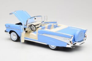 Chevrolet Bel Air Cabriolet Blau Road Signature 1:18 55/1/0863 Metall — Bild 5 von 8