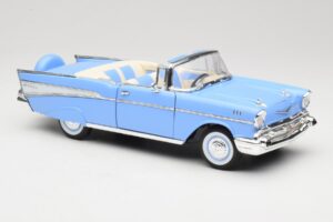 Chevrolet Bel Air Cabriolet Blau Road Signature 1:18 55/1/0863 Metall — Bild 6 von 8