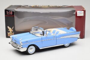 Chevrolet Bel Air Cabriolet Blau Road Signature 1:18 55/1/0863 Metall — Bild 8 von 8